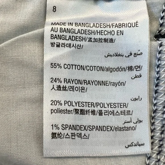 Style & Co Slim Ankle Striped Jeans Women’s Size 8 Blue Stretch Denim - Picture 5 of 7